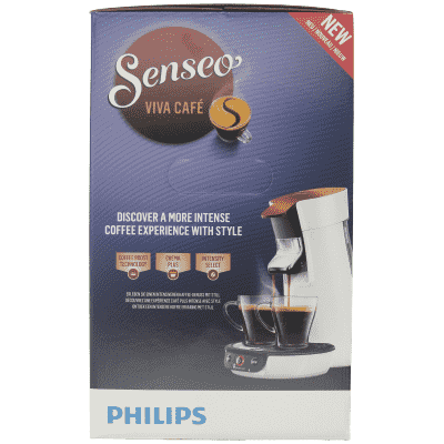 Koffiezetapparaat Senseo Viva Café HD6569/00 wit/koper